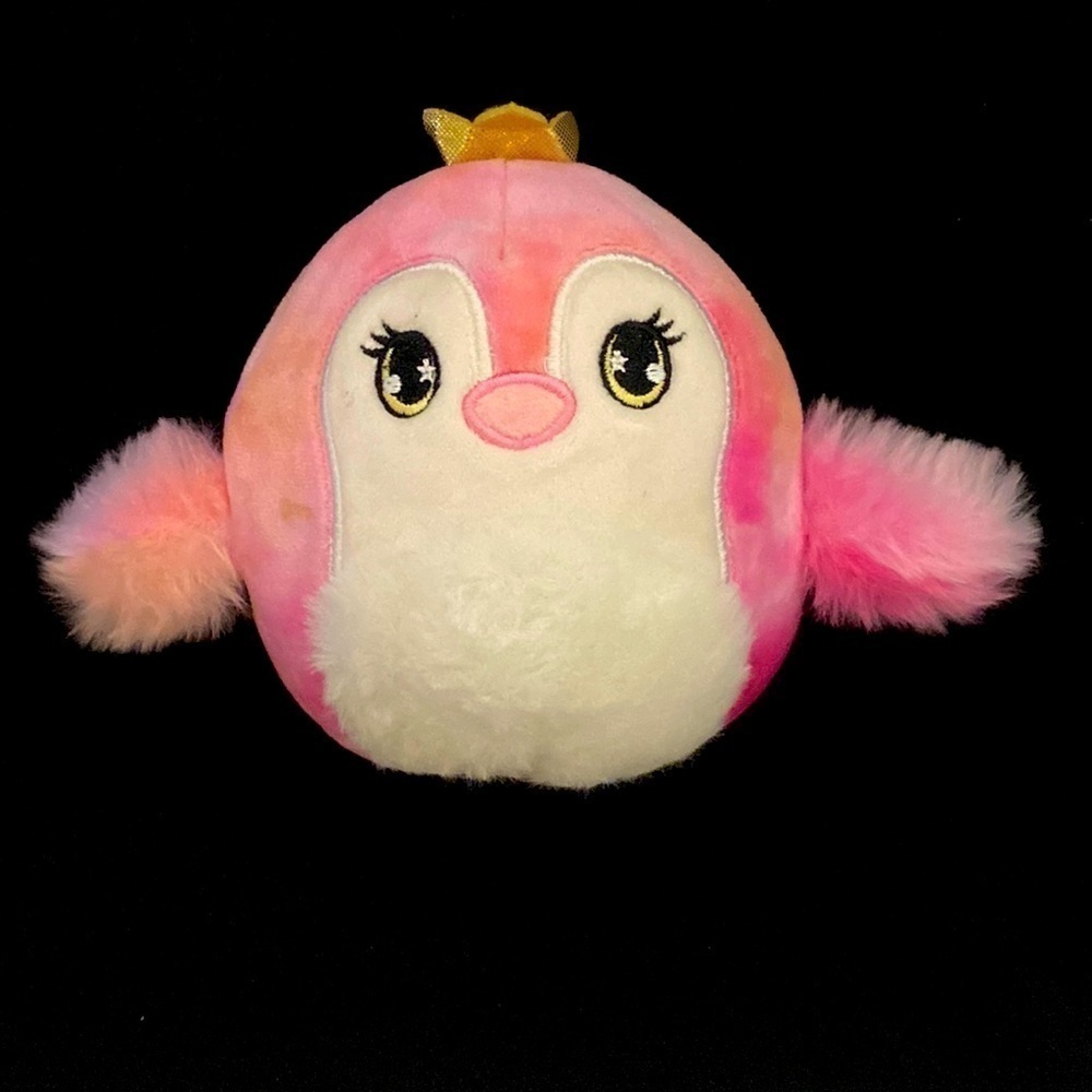 Squishmallows Mystery Squad Pink/Tye Dye Penguin  Fruity peach Scented princess